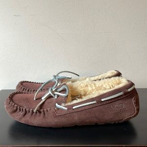 UGG Brown Slippers with Cream Lining